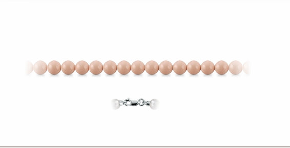 Collana donna Lucciole Gioielli filo di pasta d'agata con moschettone in argento CL8AGA