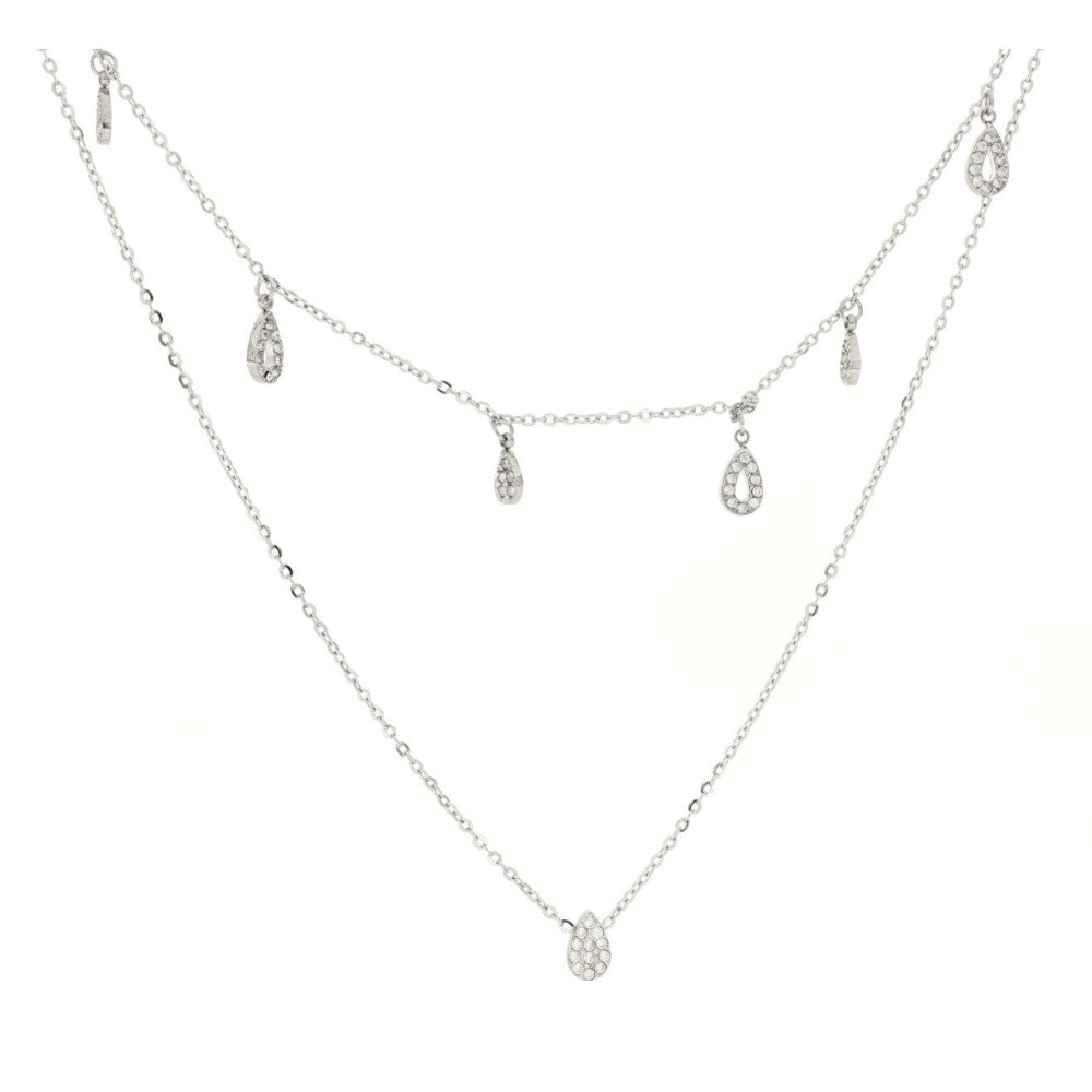Collana donna Urania Preziosi in acciaio e zirconi CLAF551