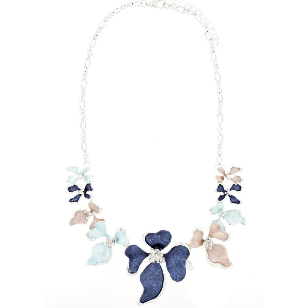 Collana donna Urania Preziosi in ottone smaltato CLAM434BIBLU
