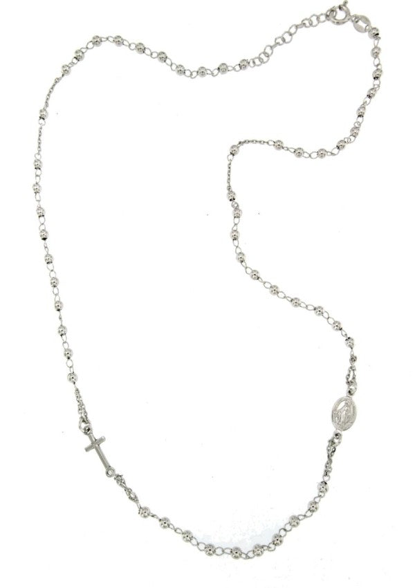 Collana rosario unisex Urania Preziosi in argento CLR1000