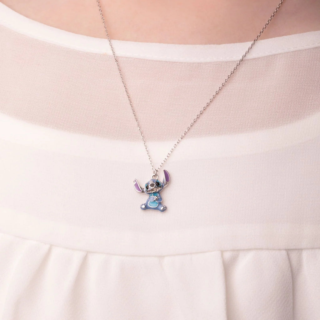 Collana Disney bambina in argento 925% con pendente raffigurante Stitch CS00028SRHL-P.CS