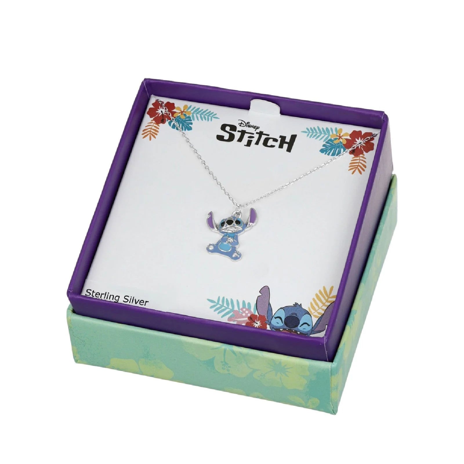 Collana Disney bambina in argento 925% con pendente raffigurante Stitch CS00028SRHL-P.CS