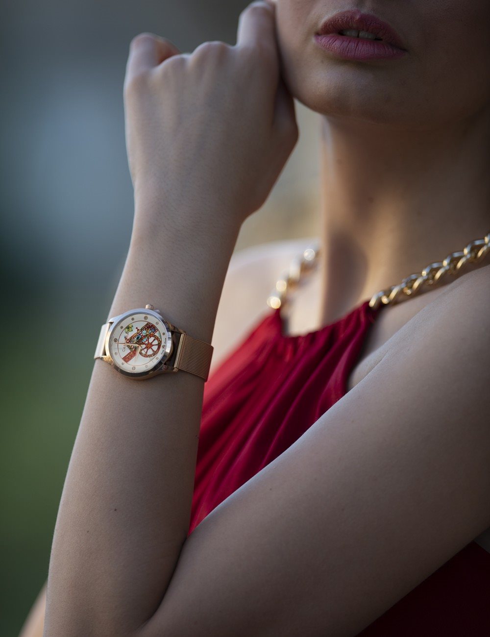 Orologio Camurria donna collezione "U CARRETTU" in acciaio CW01RS1