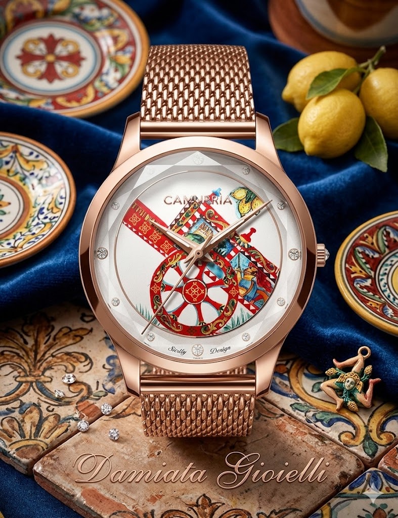 Orologio Camurria donna collezione "U CARRETTU" in acciaio CW01RS1