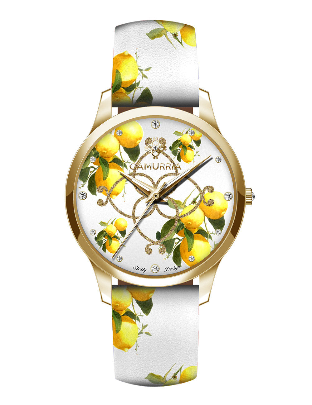 Orologio Camurria donna collezione "I LUMIA" in acciaio e pelle CW05GT1