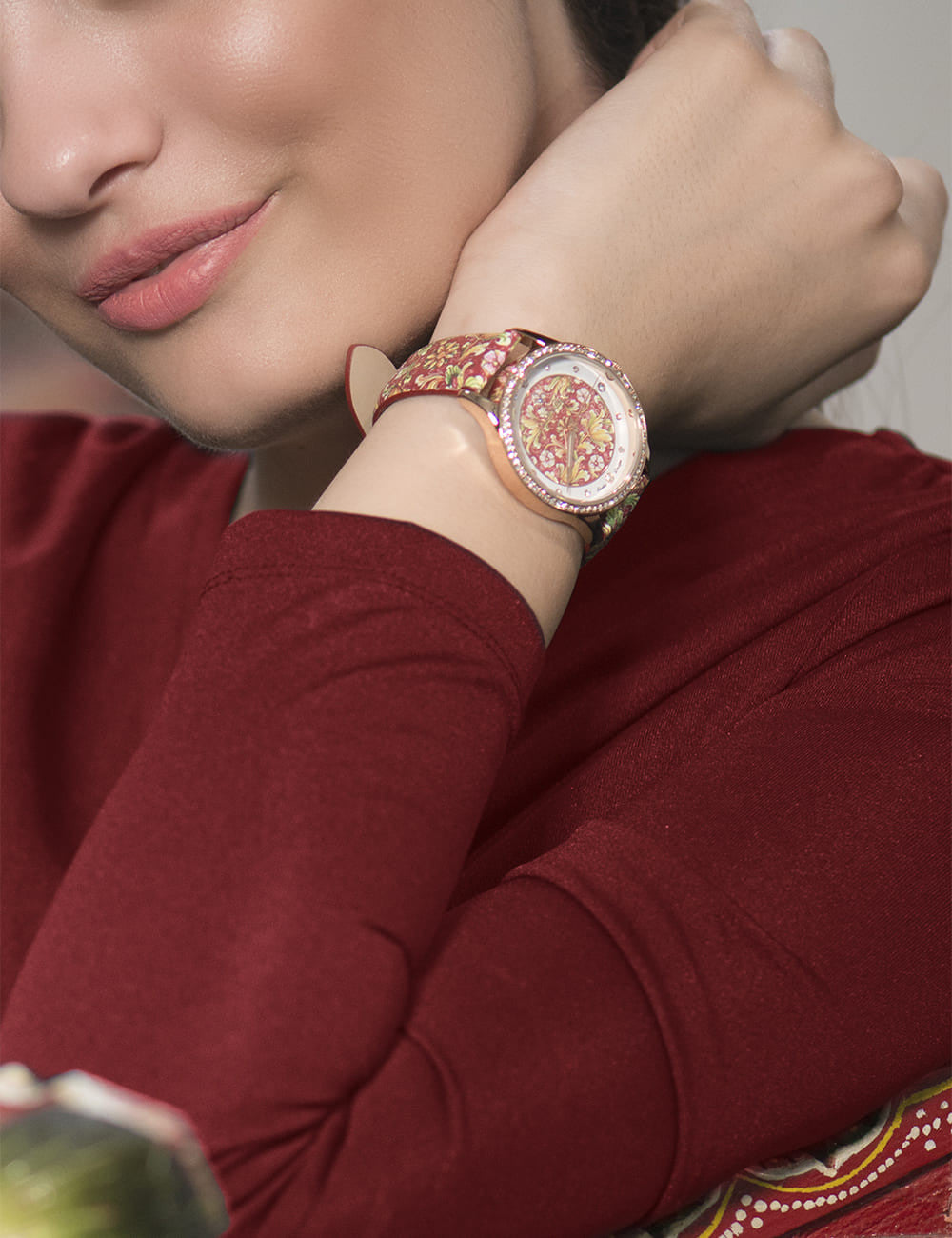 Orologio solo tempo donna Camurria in acciaio e pelle collezione SCIURI SCIURI CW09RT1