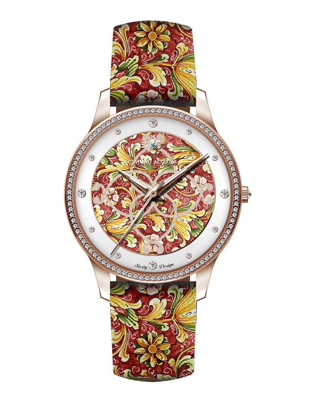 Orologio solo tempo donna Camurria in acciaio e pelle collezione SCIURI SCIURI CW09RT1