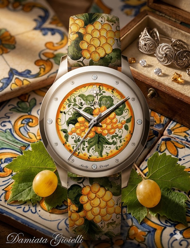 Orologio solo tempo Camurria donna collezione "A RACINA" in acciaio e pelle CW13ST1