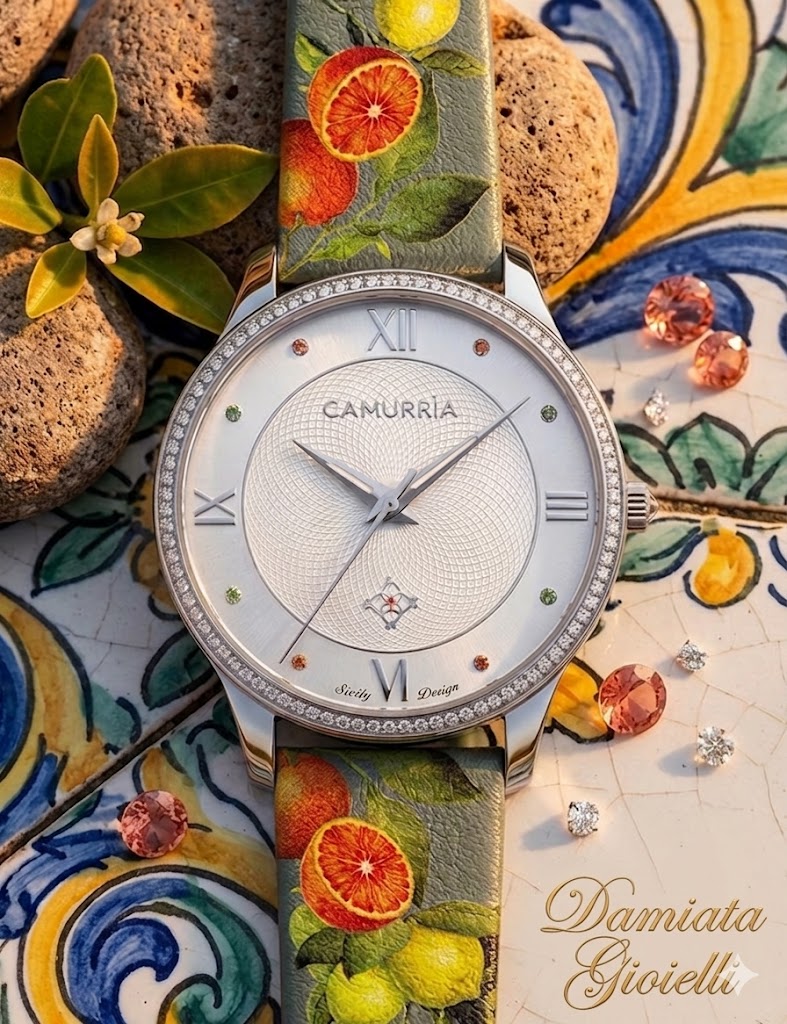 Orologio solo tempo Camurria donna in acciaio e pelle CW19ST3