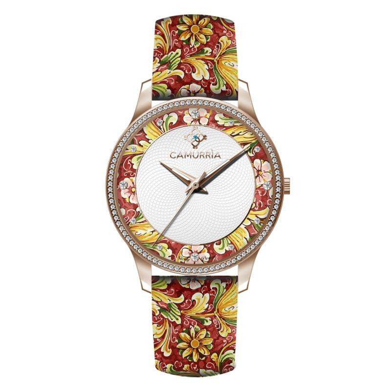 Orologio Camurria donna collezione "CIURI CIURI" in acciaio e pelle CW59RT1