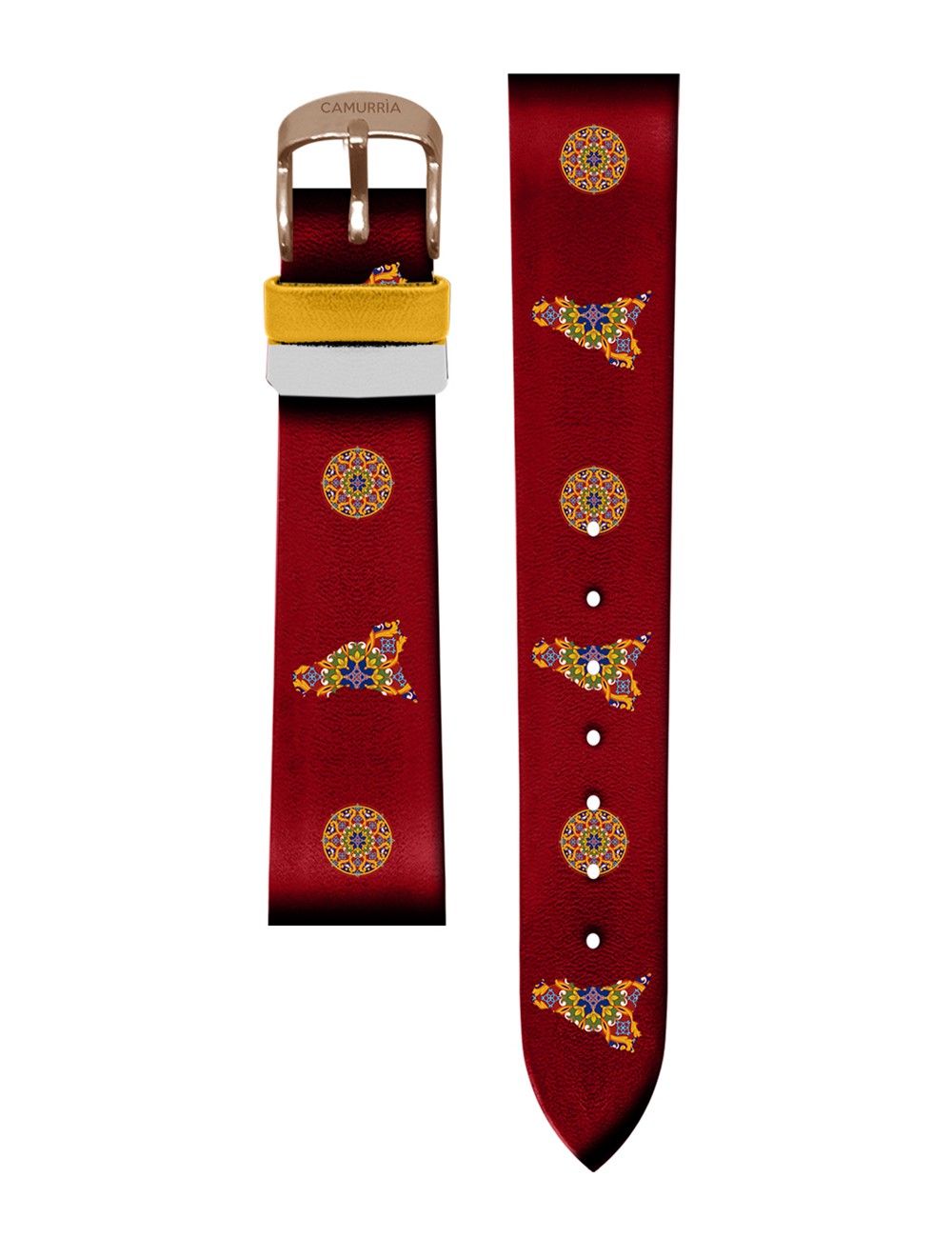 Cinturino Camurria donna in pelle "A SICILIA" CWF30RT1
