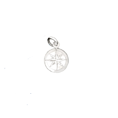 Charm Dodo Mariani uomo in argento raffigurante la Rosa dei Venti E100AG