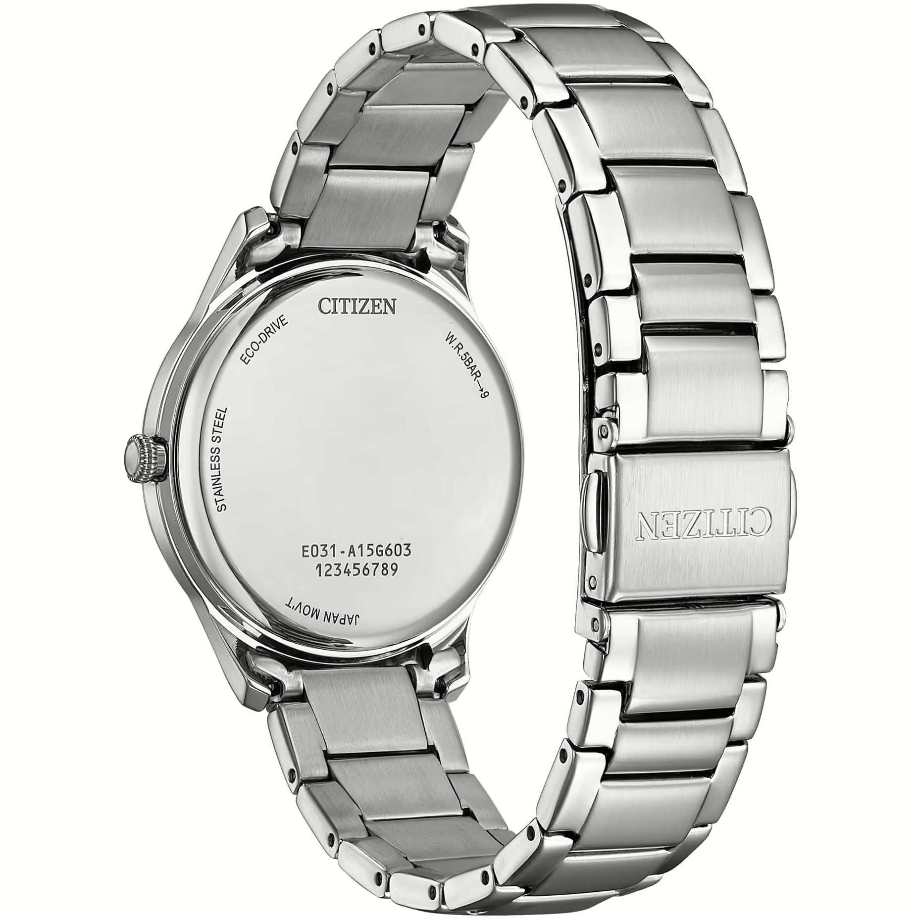 Orologio Citizen donna collezione "OF" in acciaio e cristalli EM1220-58A