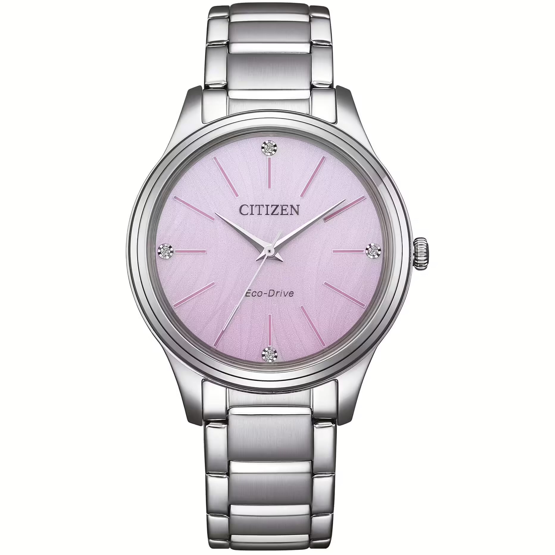 Orologio Citizen donna collezione "OF" in acciaio e cristalli EM1220-58X