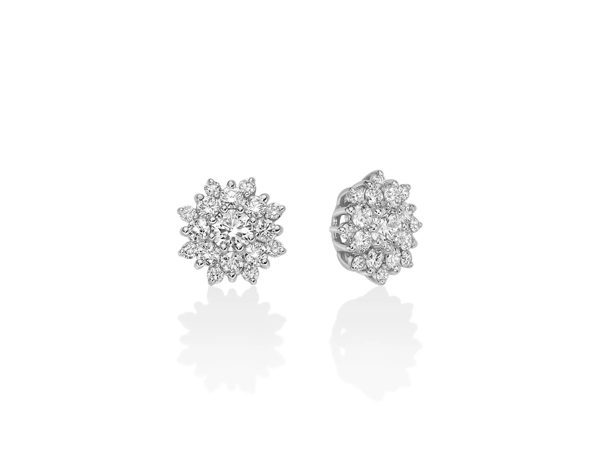 Orecchini donna Miluna in oro bianco e diamanti ERD2631