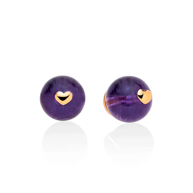 Orecchini donna Miluna in argento e ametista ERD2849