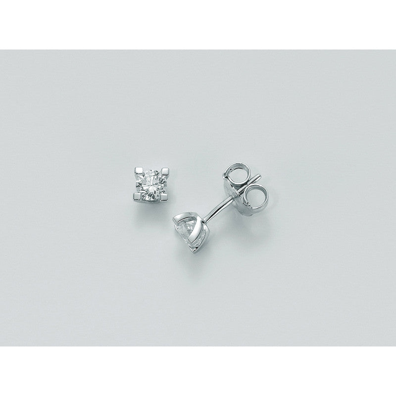 Orecchini punto luce donna Miluna in oro bianco e diamanti ERD5068-024G7