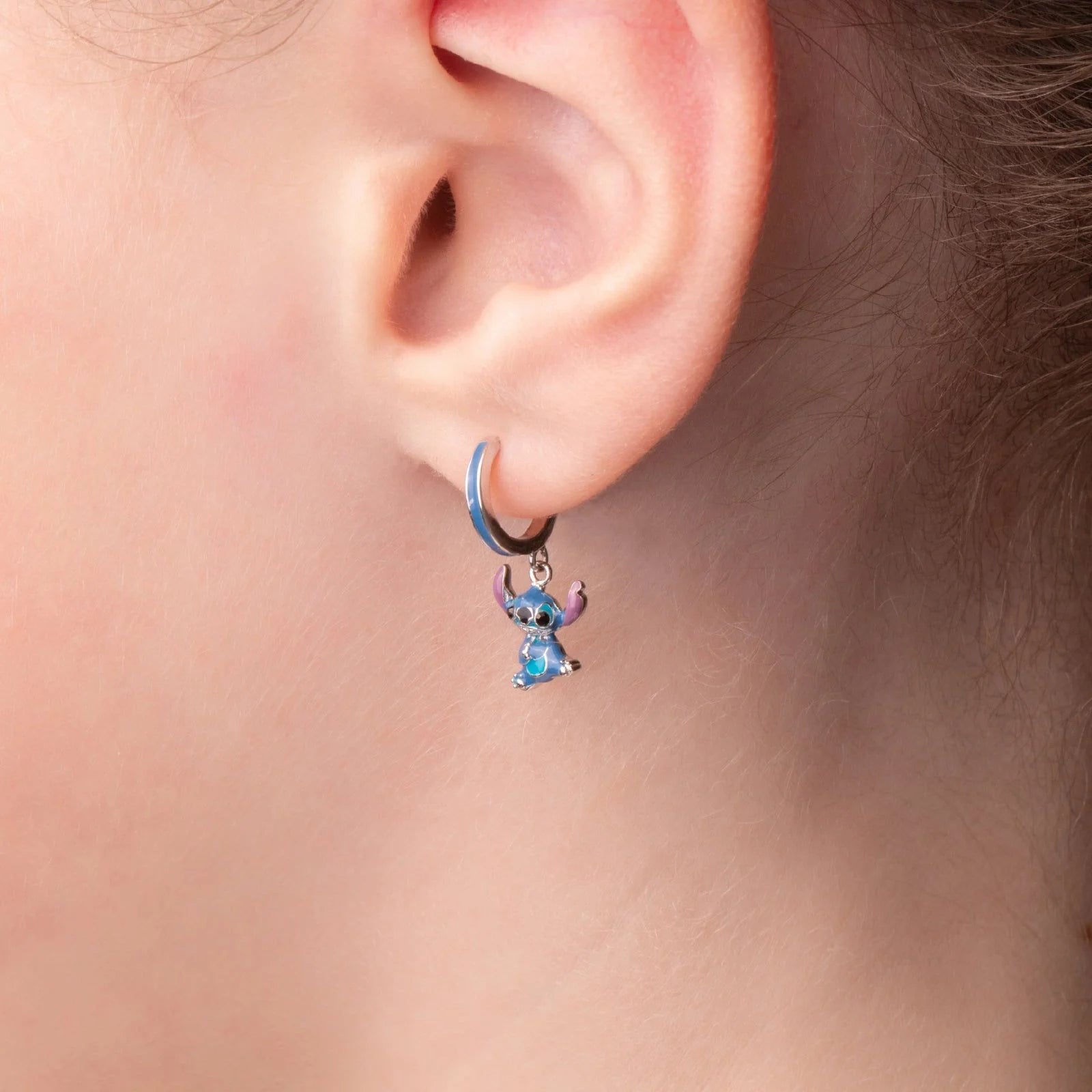 Orecchini bambina Disney "Stitch" in argento smaltato ES00098SRHL.CS