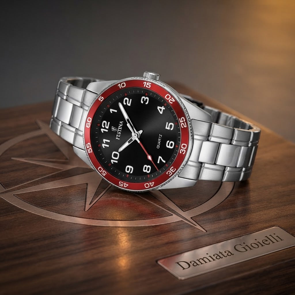 Orologio solo tempo Festina ragazzo in acciaio ref. F16905/3