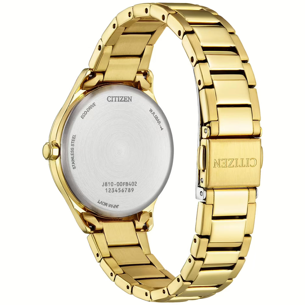Orologio Citizen donna collezione "OF" in acciaio dorato ref. FE6122-64X