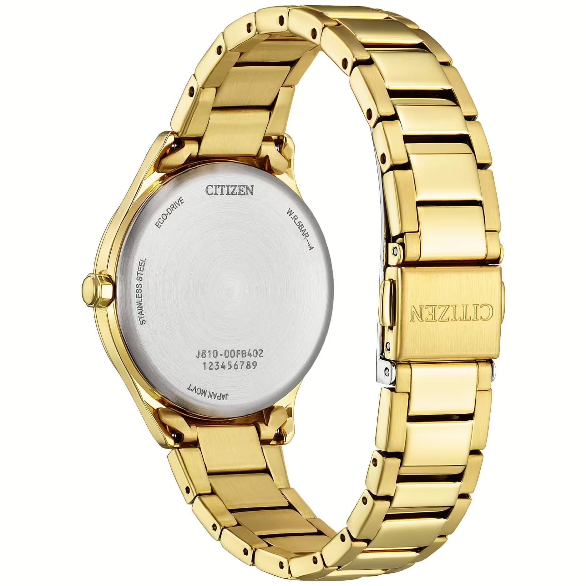 Orologio Citizen donna collezione "OF" in acciaio dorato ref. FE6122-64X