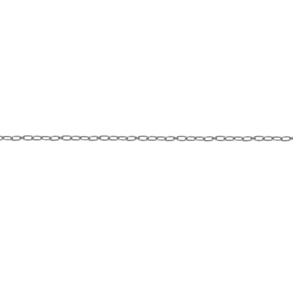 Girocollo a catena unisex IGOLD in oro bianco G061OQ