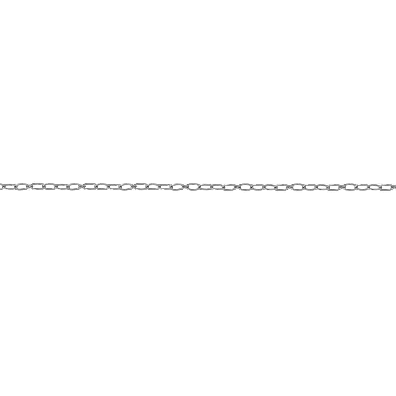 Girocollo a catena unisex IGOLD in oro bianco G061OQ
