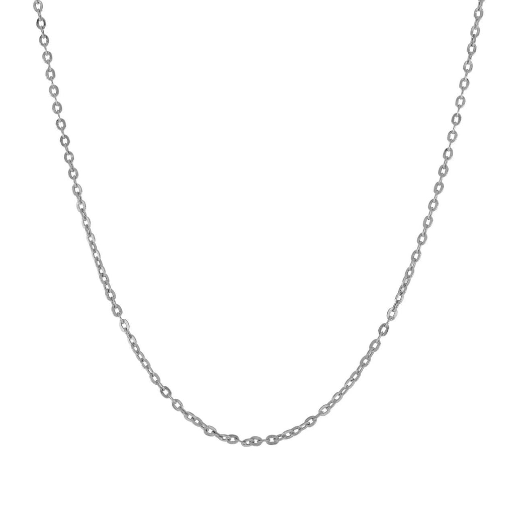 Girocollo a catena unisex IGOLD in oro bianco G0J1OQ