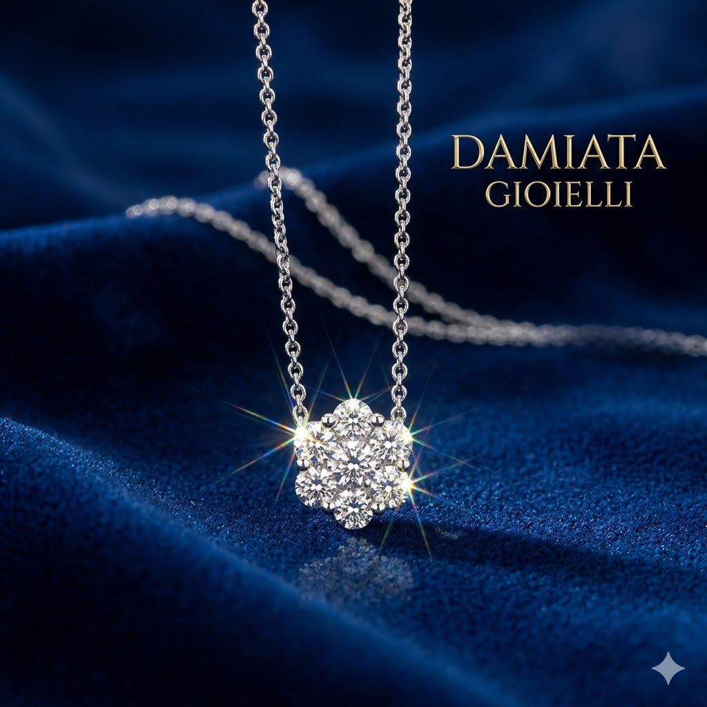 Collana donna Giorgio Visconti in oro bianco e diamanti GBX32956-2