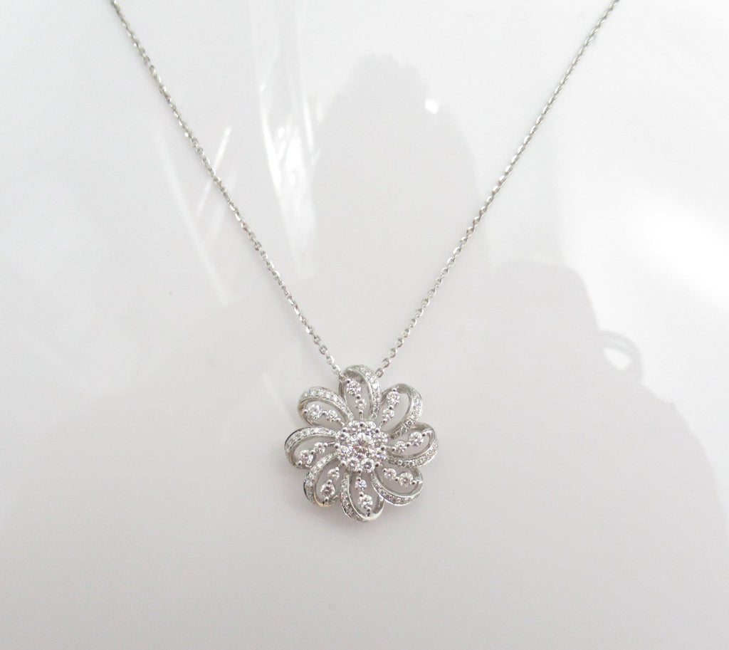 Collana donna Giorgio Visconti in oro bianco e diamanti GBX36813