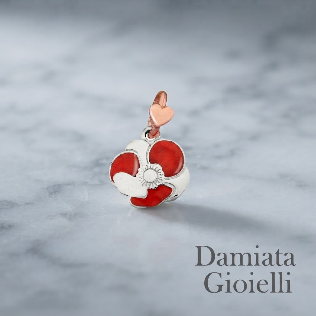 Charm donna Edoardo Mariani in argento e oro giallo ref. GD10KP