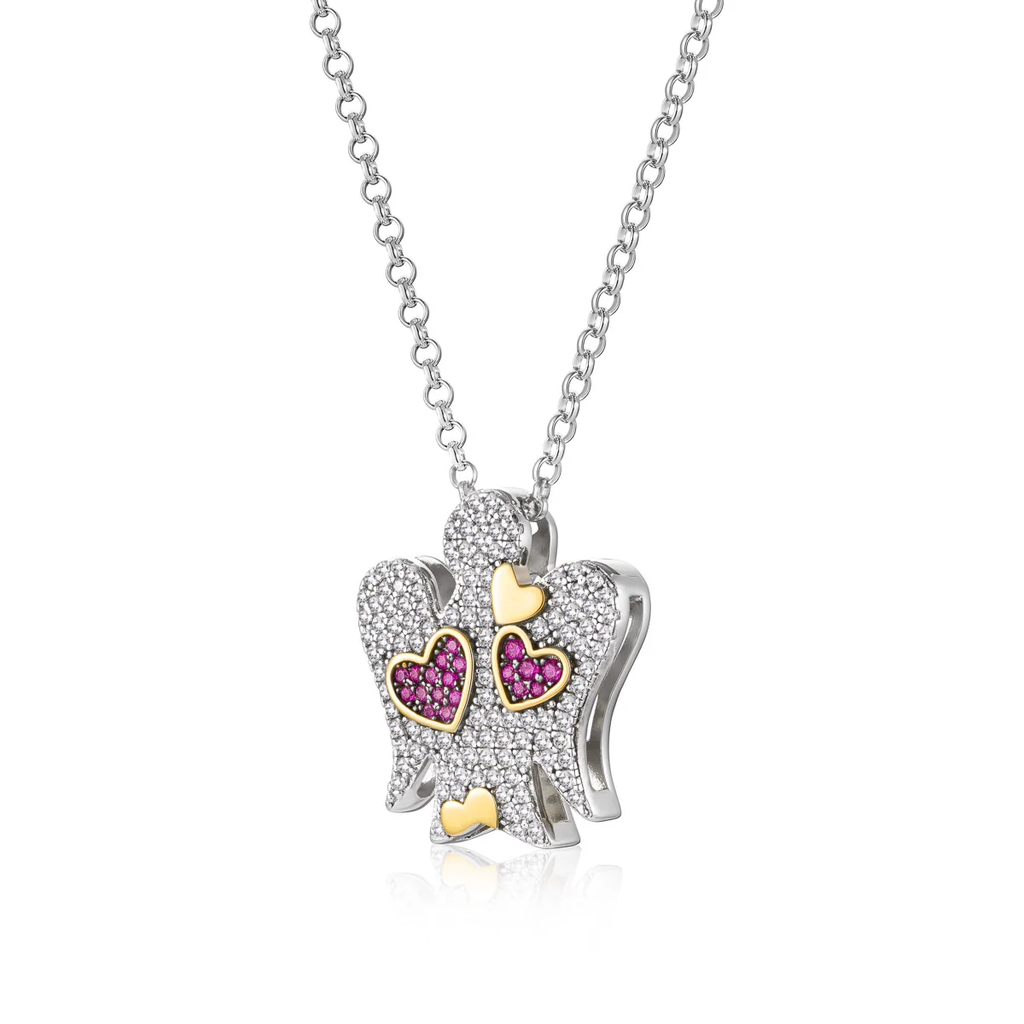 Collana angelo donna Roberto Giannotti in argento e zirconi GIA371