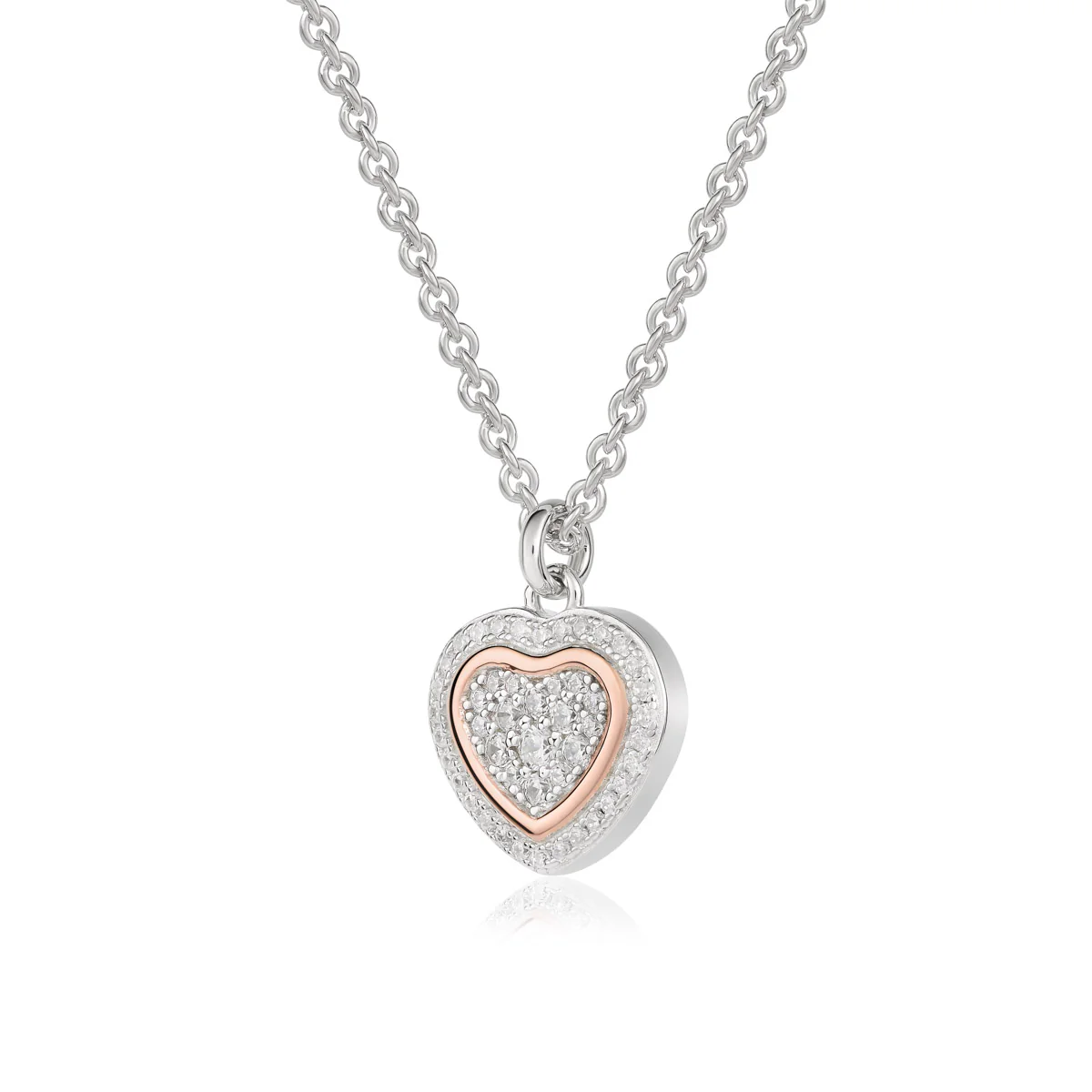 Collana cuore donna Roberto Giannotti in argento e zirconi GIA449
