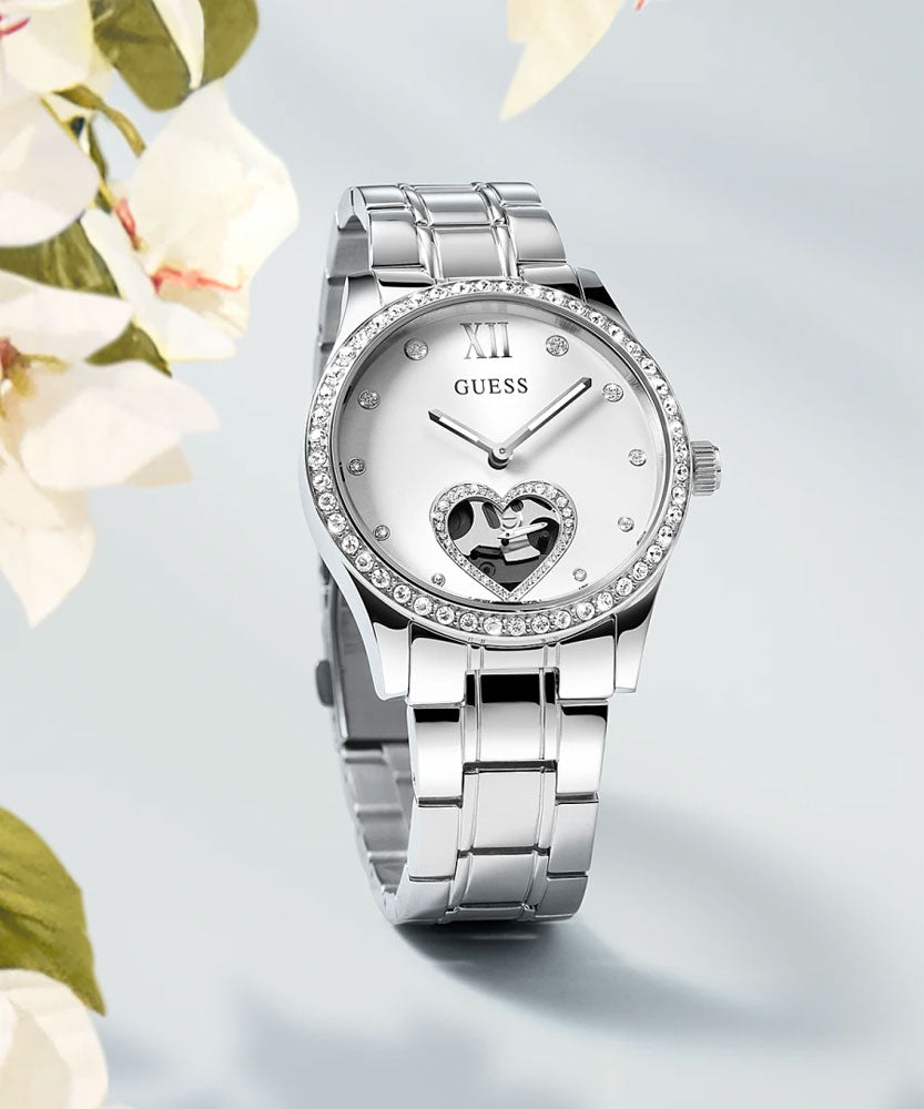 Orologio solo tempo donna Guess collezione Be Loved in metallo GW0380L1