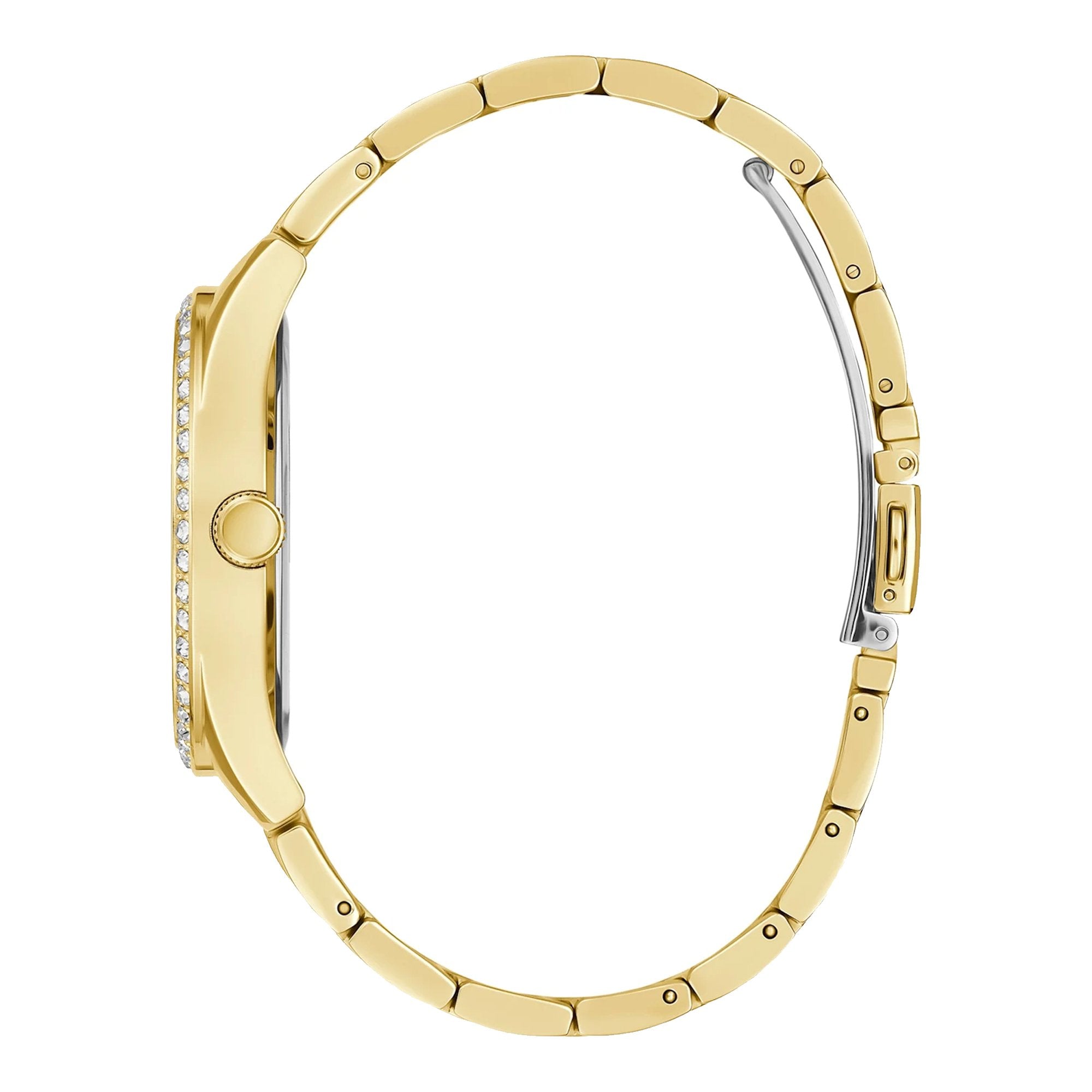 Orologio solo tempo donna Guess collezione Be Loved in metallo rosè GW0380L2