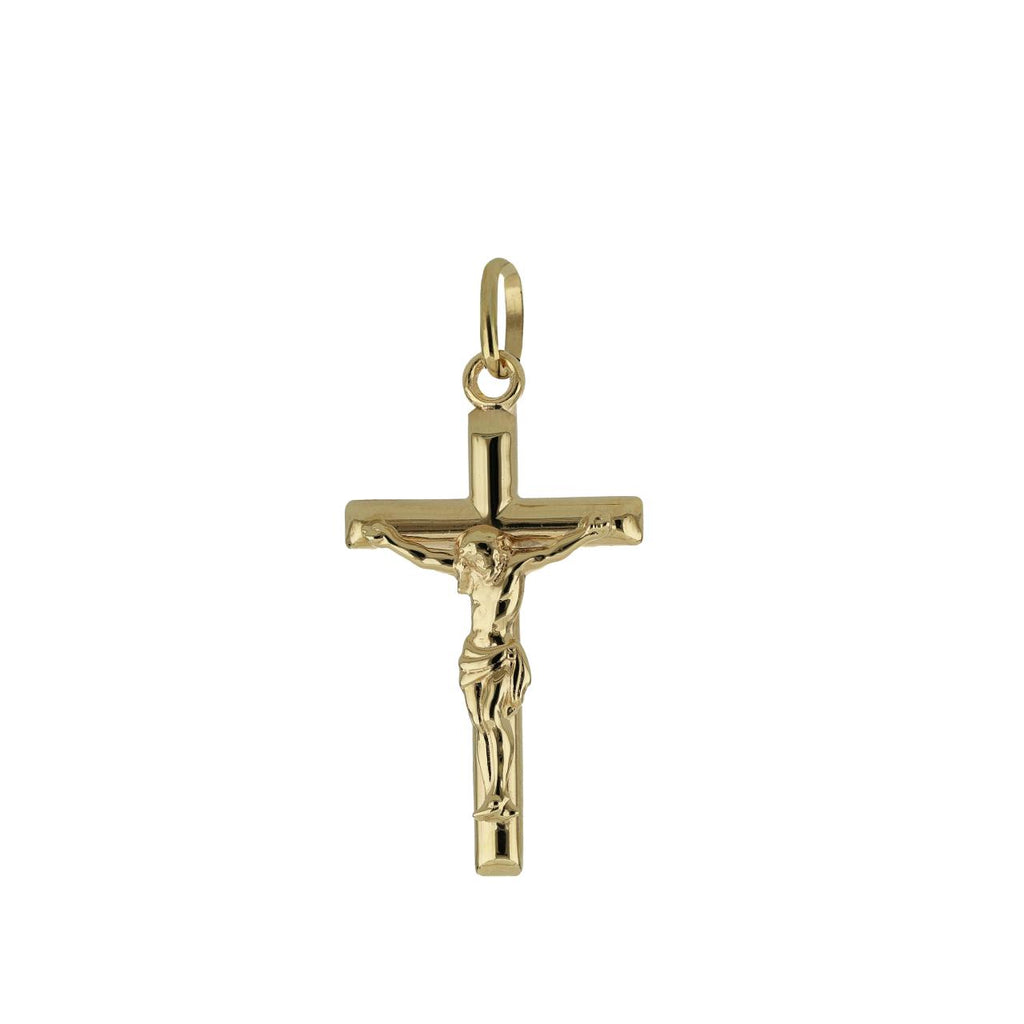 Ciondolo a croce unisex IGOLD in oro giallo J2R2O2