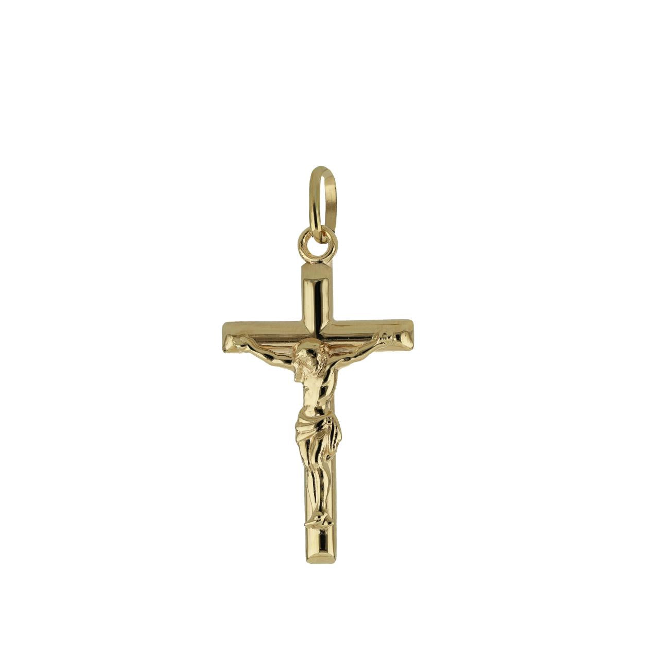 Ciondolo a croce unisex IGOLD in oro giallo J2R2O2