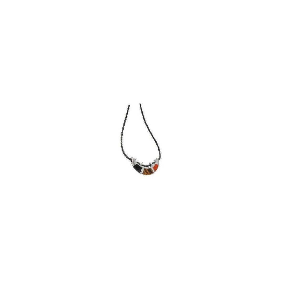 Collana Brosway donna in acciaio e cordino nero JM03
