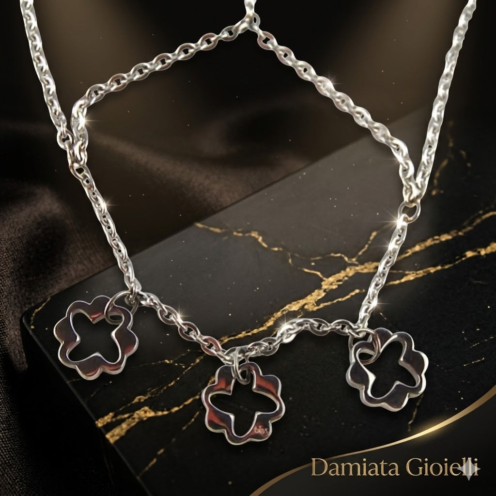 Bracciale da spalla donna Bliss in acciaio e diamante K12095