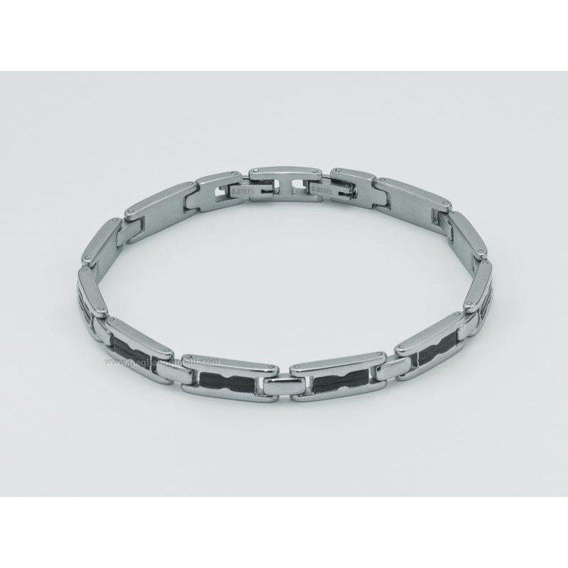 Bracciale uomo Yukiko in acciaio bicolore KBRD1215