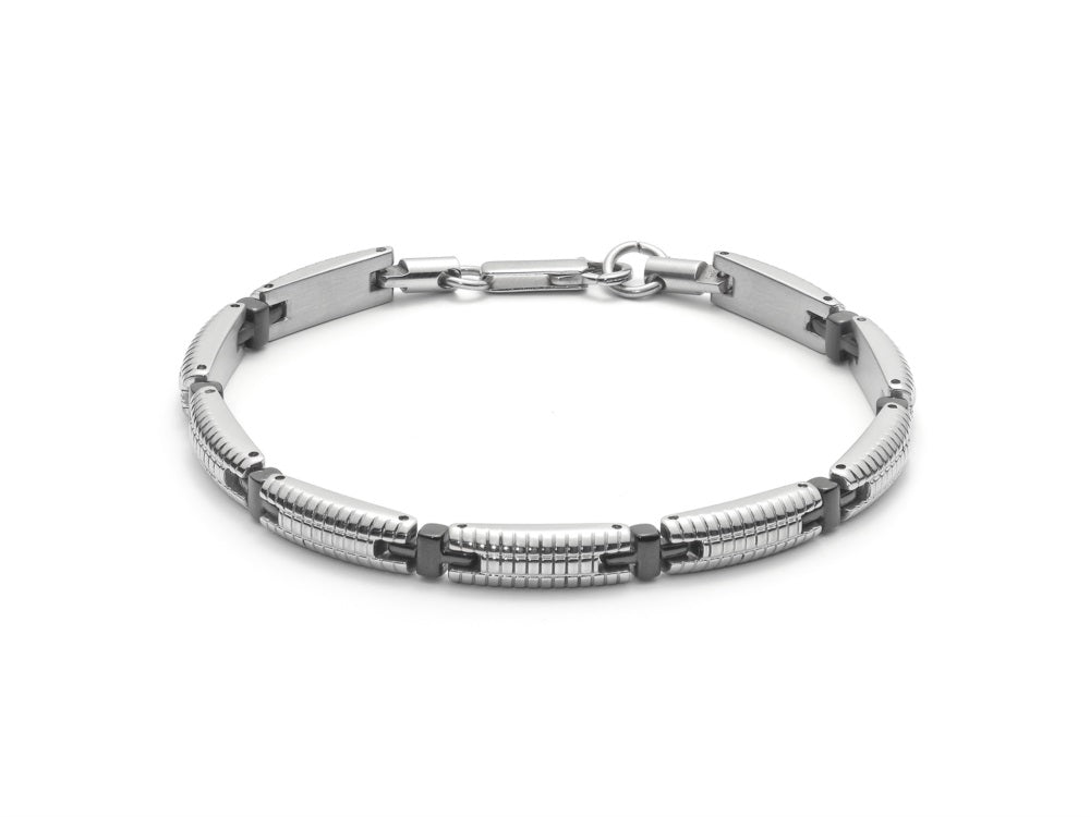Bracciale uomo Yukiko in acciaio bicolore KBRD1350