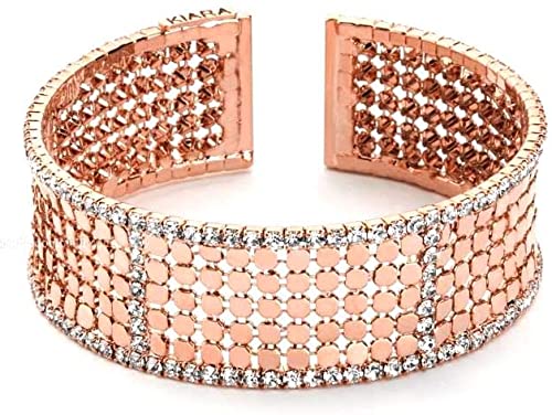 Bracciale rigido donna Kiara in ottone rosa KBRD1685R