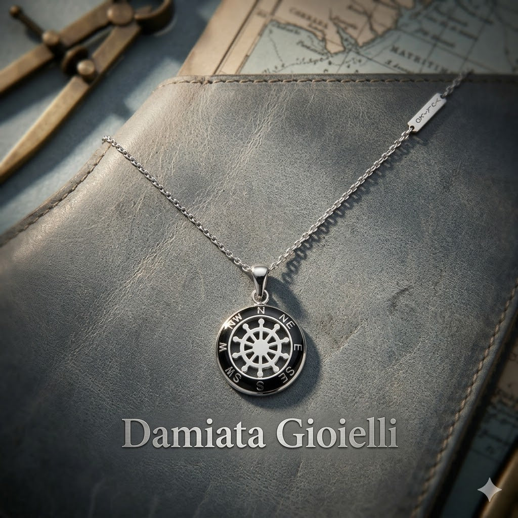 Collana uomo Yukiko in acciaio con pendente KCLD3662