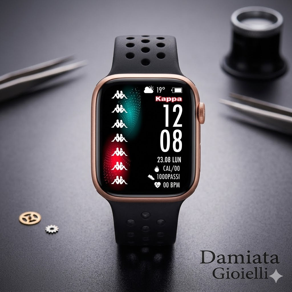Orologio smartwatch unisex Kappa Kappa in alluminio e silicone KW-P004