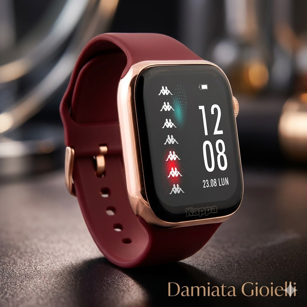 Orologio smartwatch unisex Kappa in alluminio e silicone KW-P008