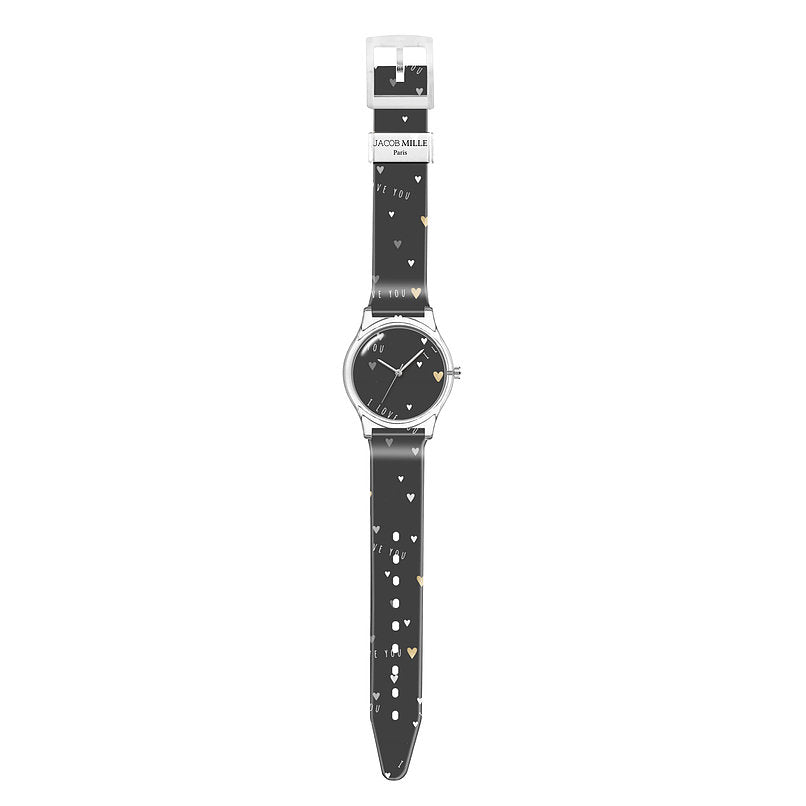 Orologio solo tempo donna Jacob Mille Love in silicone