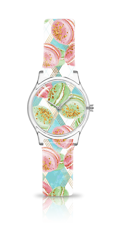 Orologio solo tempo donna Jacob Mille Macaron in silicone