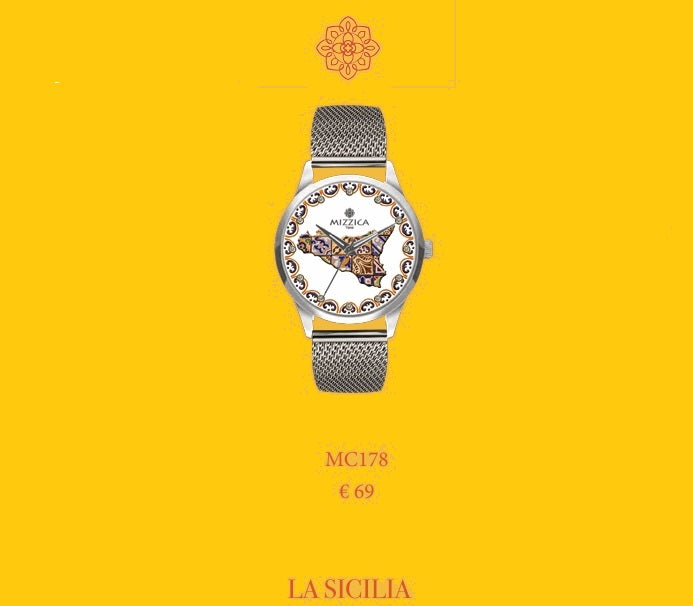 Orologio solo tempo donna Mizzica in acciaio MC178