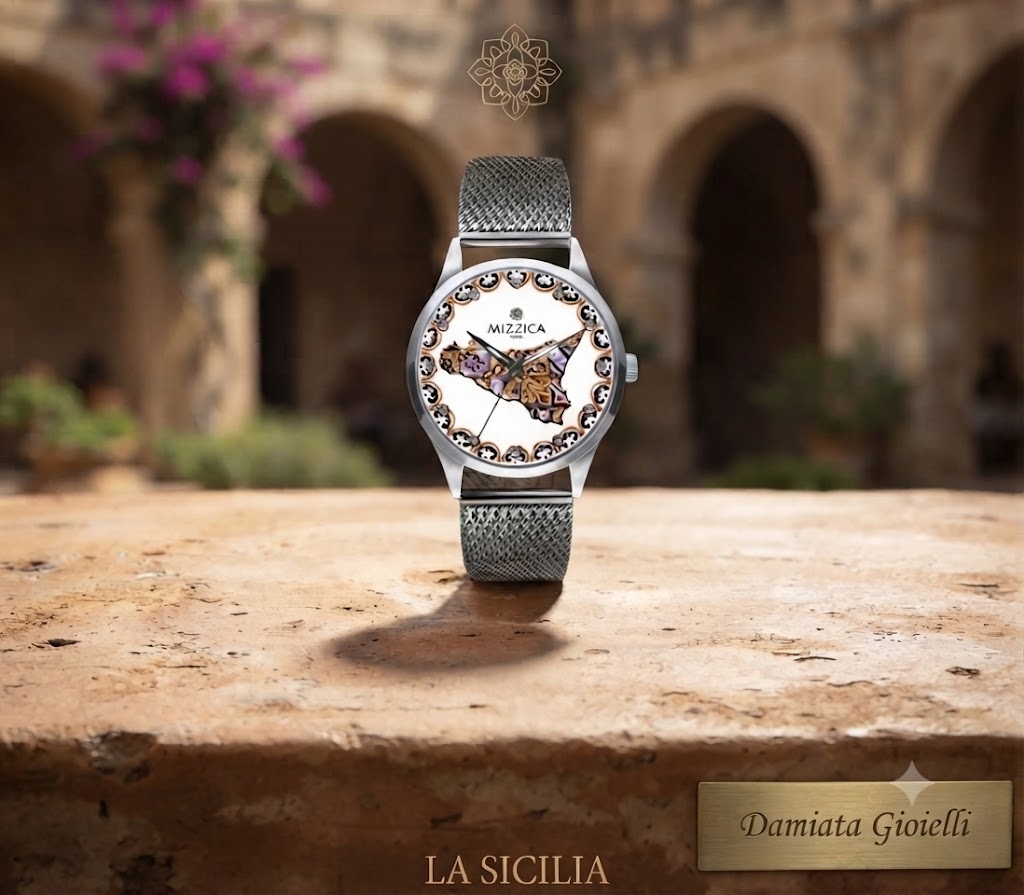 Orologio solo tempo donna Mizzica La Sicilia in acciaio MC178
