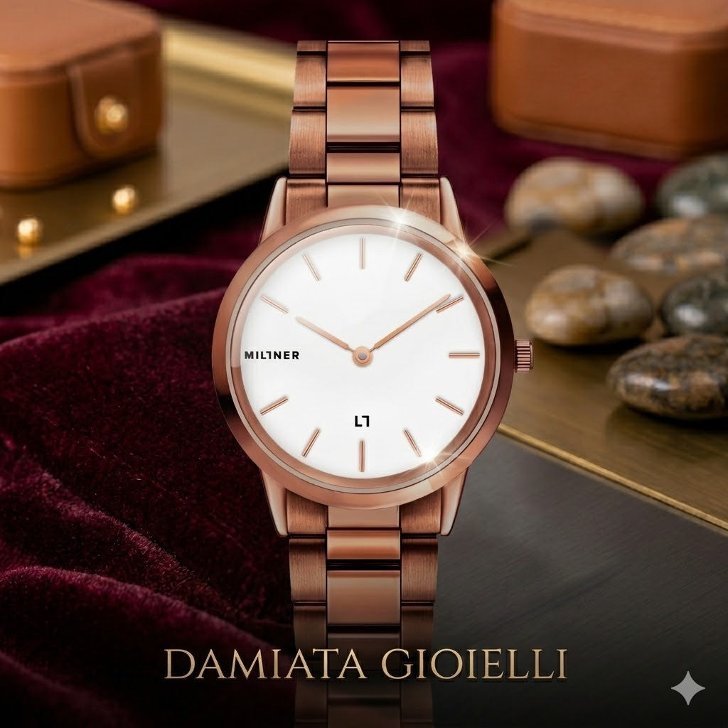 Orologio solo tempo donna  Millner in acciaio rosè MLW0005